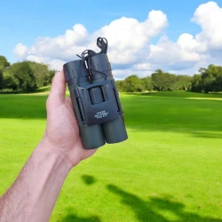 Binokl Comet 10x25, 11.5x6x3 sm, qara/yaşıl