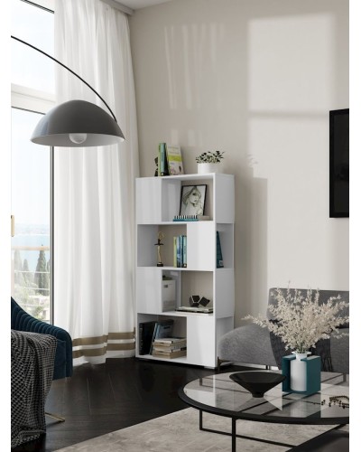 Stellaj 3563_StellajloftWhite, 142х75х25.6 sm, LDSP, ağ