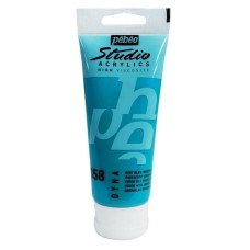 Akril boya Pebeo Studio Acrylics 358 İridisent Yaşıl-mavi 100 ml