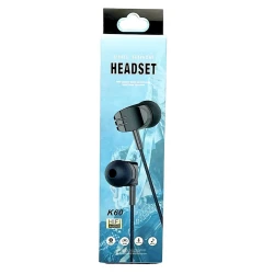 Simli qulaqlıq K60 Black