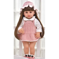 Кукла Reborn JX-299-3, розовая, 55 см Кукла Reborn JX-299-3, розовая, 55 см