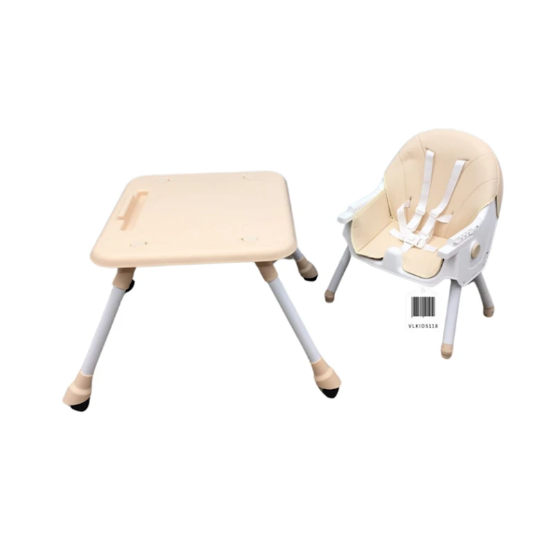 Стульчик для кормления VL-KIDS-118, 3+ мес, бежевый Стульчик для кормления VL-KIDS-118, 3+ мес, бежевый