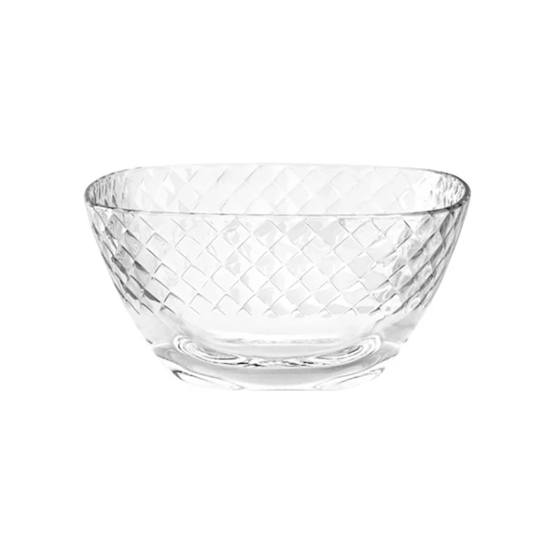 Салатница Vidivi, фигурная, 24x24x12 см, стекло, прозрачная Салатница Vidivi, фигурная, 24x24x12 см, стекло, прозрачная