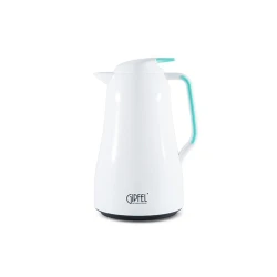 Термос-кофейник Gipfel Eliza 8217, пластик/стекло, белый/зеленый