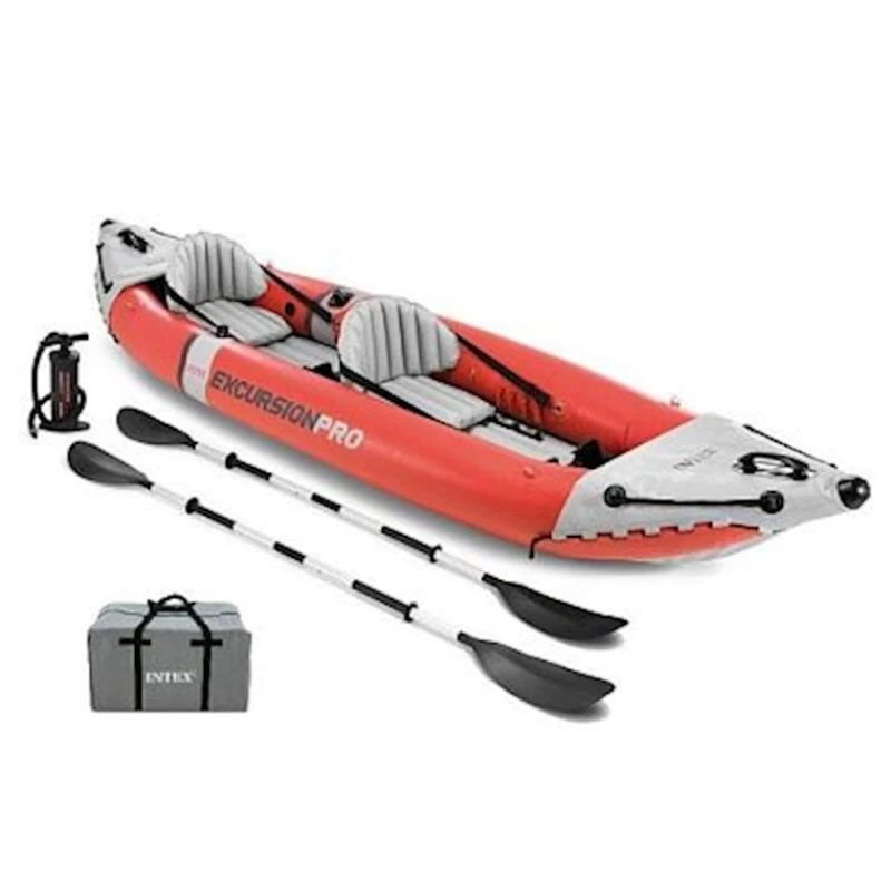 Надувная байдарка Intex 68303 Excursion Pro K1, 305х91х46 см, алюминиевое весло 218 см, до 100 кг Надувная байдарка Intex 68303 Excursion Pro K1, 305х91х46 см, алюминиевое весло 218 см, до 100 кг
