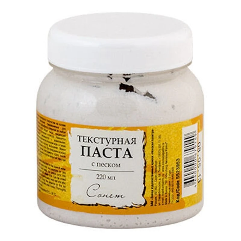 Паста текстурная с песком Невская палитра Сонет, 220 мл Паста текстурная с песком Невская палитра Сонет, 220 мл