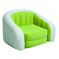 Надувное кресло Intex 68571 Inflatable Cafe Club Chair, 97x76x69 см, зеленый/белый Надувное кресло Intex 68571 Inflatable Cafe Club Chair, 97x76x69 см, зеленый/белый