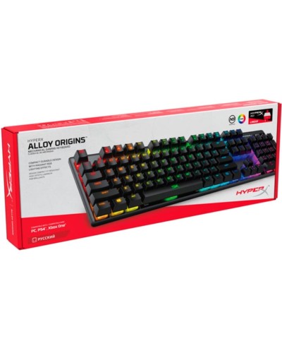 Klaviatura HYPERX ALLOY ORIGINS MECHANICAL HX-KB6RDX-RU-N