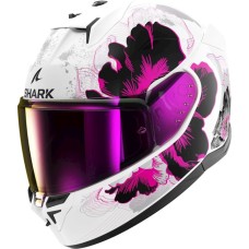 Motosikl dəbilqəsi Shark D-Skwal 3 Mayfer White-Violet-Anthracite WVA M (HE0926EWVAM)