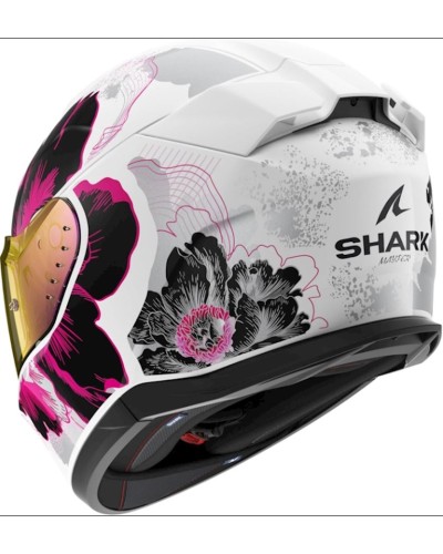Motosikl dəbilqəsi Shark D-Skwal 3 Mayfer White-Violet-Anthracite WVA M (HE0926EWVAM)