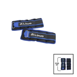 Əllər və ayaqlar üçün yük Gymnic Linuo 202022000080, mavi, 2 əd x 2 kq Əllər və ayaqlar üçün yük Gymnic Linuo 202022000080, mavi, 2 əd x 2 kq
