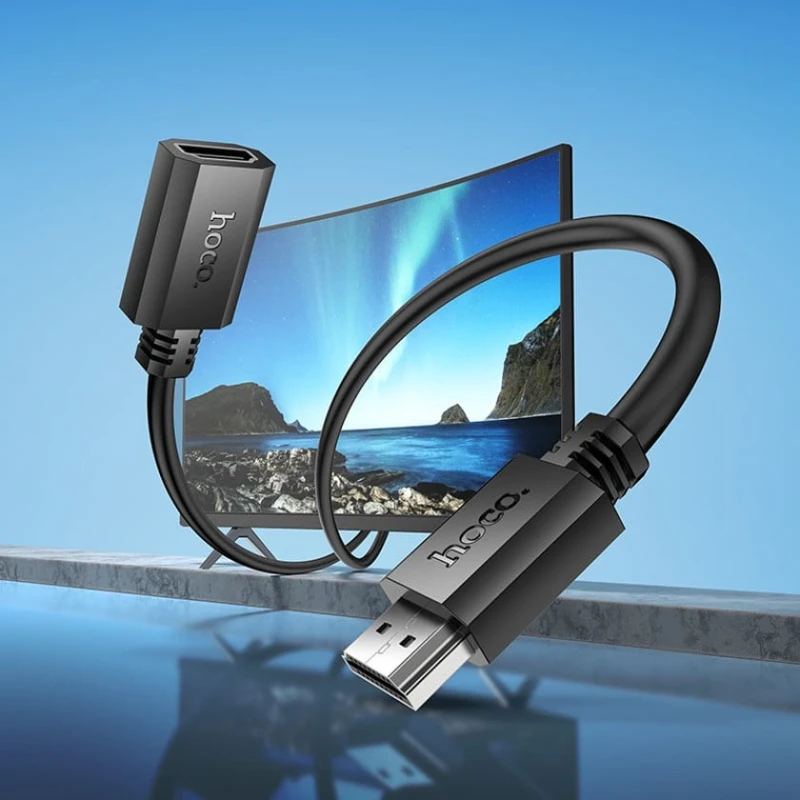 HDMI кабель HDTV male to HDTV female 4K, 1 м HDMI кабель HDTV male to HDTV female 4K, 1 м