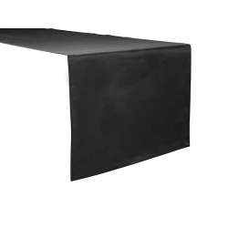 Дорожка Porland Parça Siyah 04STY007485, прямоугольная, текстиль, 45x150 см, черный