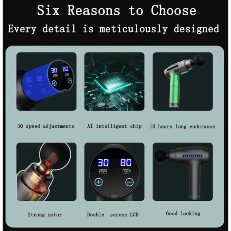 Bədən üçün masajor MDHL 8105, boz