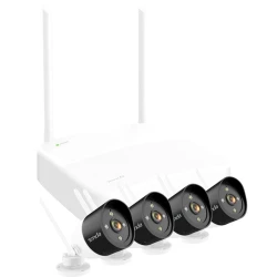 Videomüşahidə sistemi Tenda K4W-3TC (4 Channel Wireless 2K Video Security Kit)