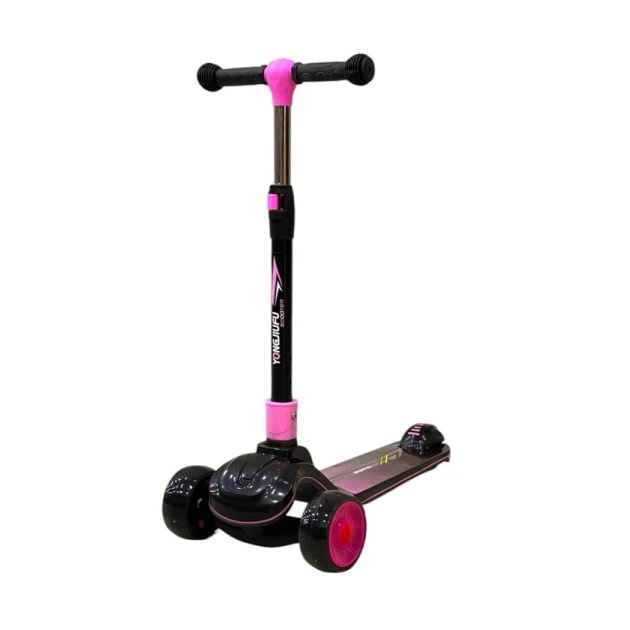 Детский самокат Yongjiufu 619-2_pink, розовый