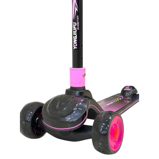 Детский самокат Yongjiufu 619-2_pink, розовый