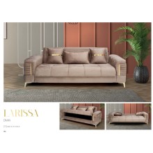 Divan Stil Mebel Larissa, 235x82x80 sm, bej
