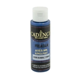 Декоративная акриловая краска Cadence Premium Acrylic Paint 0158 Cobalt Blue, 70 мл Декоративная акриловая краска Cadence Premium Acrylic Paint 0158 Cobalt Blue, 70 мл