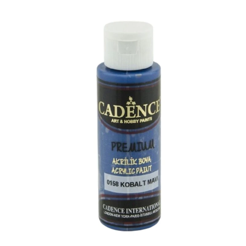 Декоративная акриловая краска Cadence Premium Acrylic Paint 0158 Cobalt Blue, 70 мл