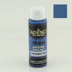 Декоративная акриловая краска Cadence Premium Acrylic Paint 0158 Cobalt Blue, 70 мл Декоративная акриловая краска Cadence Premium Acrylic Paint 0158 Cobalt Blue, 70 мл