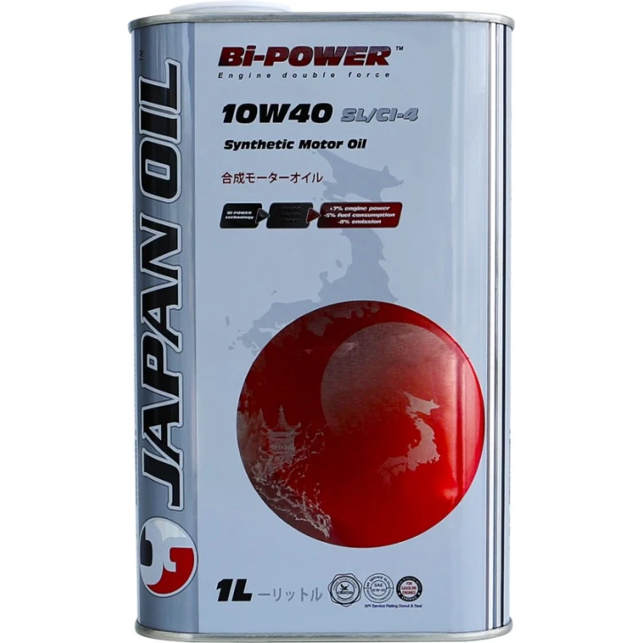 Моторное масло Japan Oil Bi-Power 10W-40, 1 л Моторное масло Japan Oil Bi-Power 10W-40, 1 л