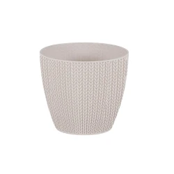 Горшок Serinova Sümela, 2.5 л, пластик, бежевый