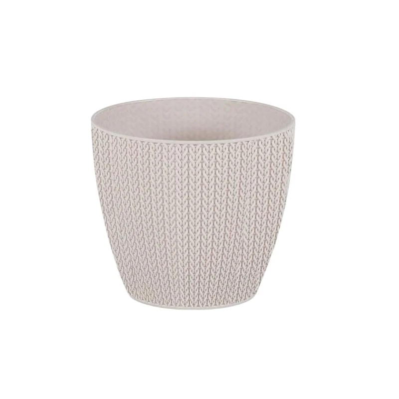 Горшок Serinova Sümela, 2.5 л, пластик, бежевый Горшок Serinova Sümela, 2.5 л, пластик, бежевый