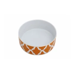 Миска Porland Morocco, фарфор, белая/оранжевая, 18 см