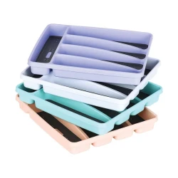 Подставка для столовых приборов Irak Plastik DC-750, 30x34x4 см, в ассортименте