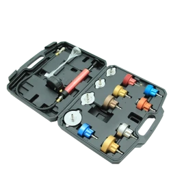 Комплект для проверки радиатора WorldForce 11002, 14 предметов, 0–2.5 бар