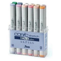 Набор маркеров Copic Sketch, Ex-3, 12шт