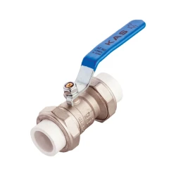 Клапан американского производства PPR/латунь 25 мм, KAS kas017