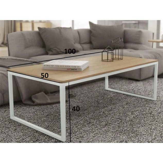 Jurnal masası Rossi WLong Votan, 40х50х100 sm, ağ