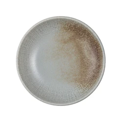 Тарелка глубокая ID-Fine Mellow Valle, фарфор, серая, 550 мл, 20 см