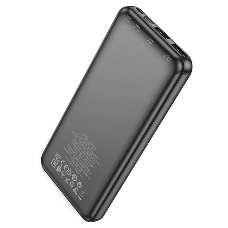 Внешний аккумулятор Hoco J123 Element 10000 mAh Black Внешний аккумулятор Hoco J123 Element 10000 mAh Black