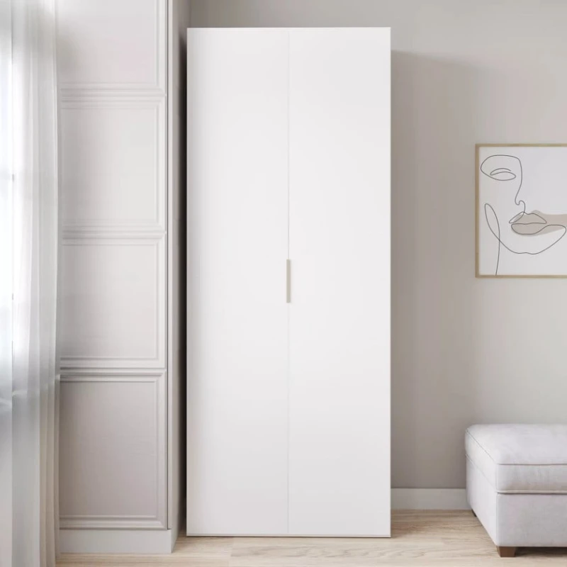 Шкаф Art Mebel Art-80-5, ЛДСП, белый, 50х80х210 см