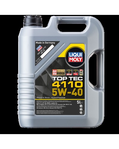 Motor yağı Liqui Moly Top Tec 4110 5W-40, 5 l
