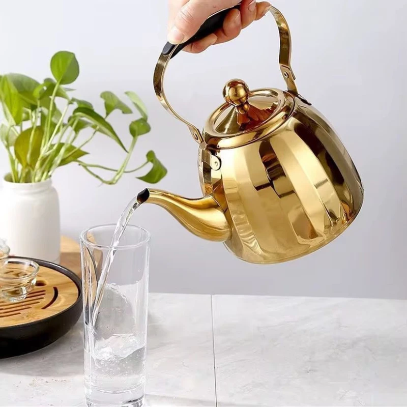 Çaydan 817 paslanmayan polad, 1 l, süzgəcli