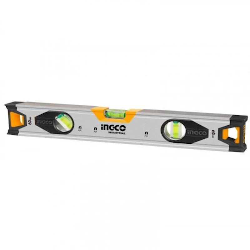 Строительный уровень магнитный Ingco HSL38060M, 60 см Строительный уровень магнитный Ingco HSL38060M, 60 см