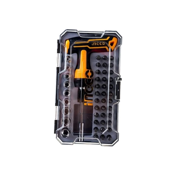 Отвертка Ingco HKSDB0478 с набором насадок и головок, 47 шт Отвертка Ingco HKSDB0478 с набором насадок и головок, 47 шт