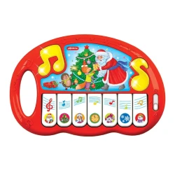 Музыкальная игрушка Азбукварик Пианино Новый год, пластик, 3-5 лет