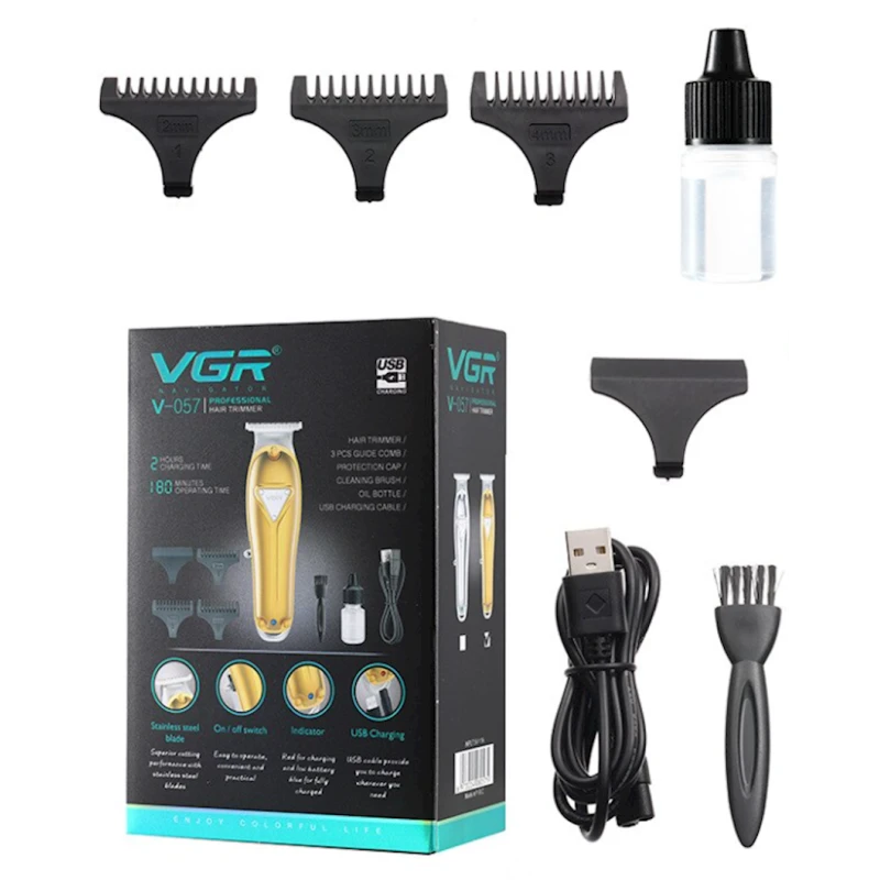 Машинка для стрижки волос VGR V-057 Gold