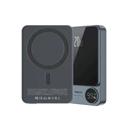 Внешний аккумулятор MagSafe RECCİ 10.000mAh 20W Fast Charger PowerBank BRA Внешний аккумулятор MagSafe RECCİ 10.000mAh 20W Fast Charger PowerBank BRA