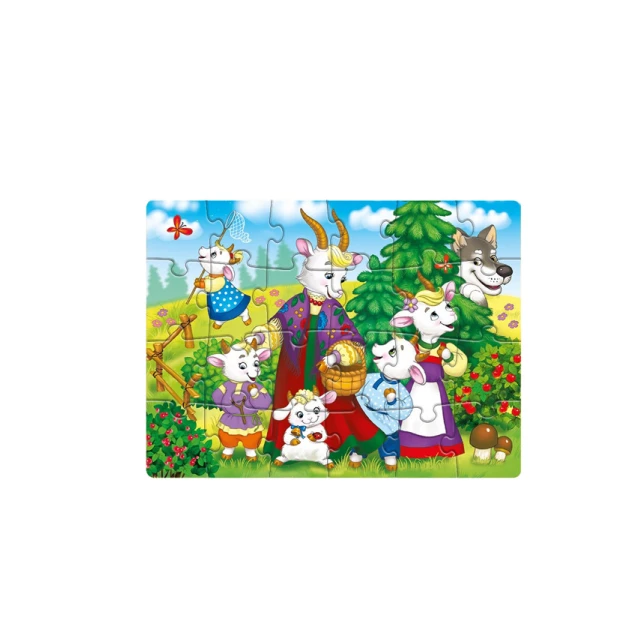 Pazl Puzzle Time Детские сказки Волк и семеро козлят, 24 element Pazl Puzzle Time Детские сказки Волк и семеро козлят, 24 element