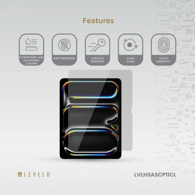 Qoruyucu şüşə Levelo High Silicone Aluminum Glass HD iPad 11