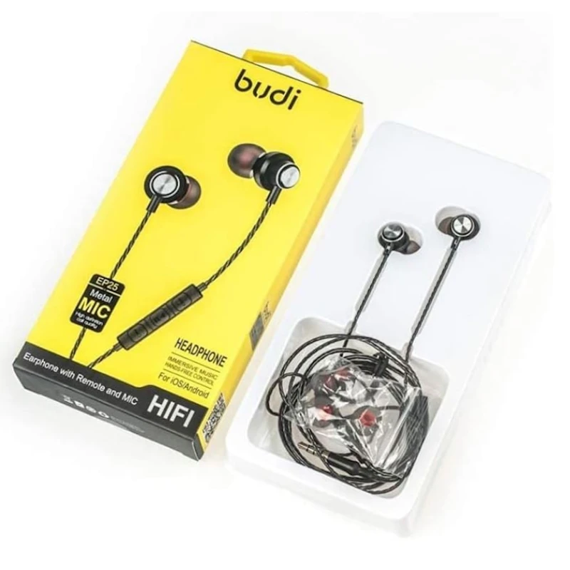 Simli qulaqlıqlar Budi M8JEP25 Grey