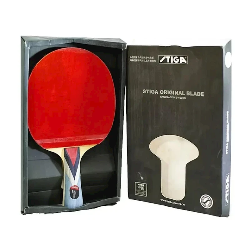 Ракетка для настольного тенниса Stiga, 4 звезды, красная Ракетка для настольного тенниса Stiga, 4 звезды, красная