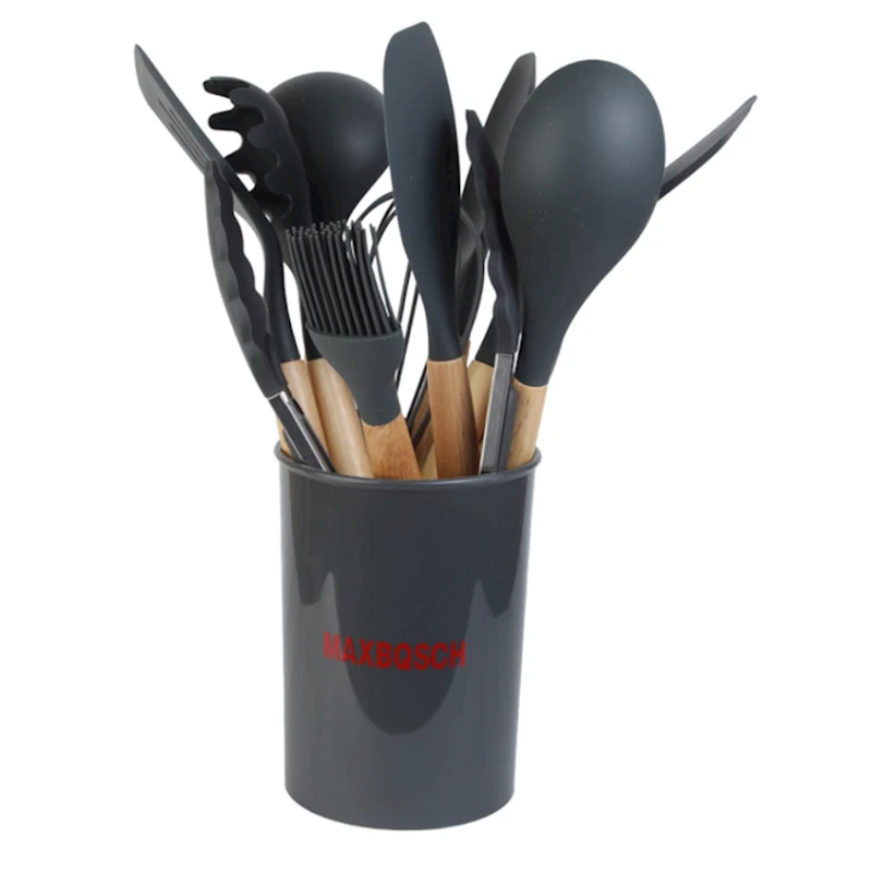 Mətbəx ləvazimatları dəsti MAXSBOSCH MB-1058, silikon, 11 əd Mətbəx ləvazimatları dəsti MAXSBOSCH MB-1058, silikon, 11 əd