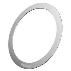 Магнитное кольцо-держатель для телефона Baseus Halo Series Magnetic Ring Silver, 2 шт
